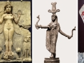 Four ancient snake goddesses